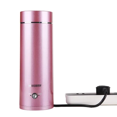 calentador de agua Mini hervidor de agua portátil caldera de calentamiento de agua caldera de viaje tetera de acero inoxidable taza de café hirviendo con leche 