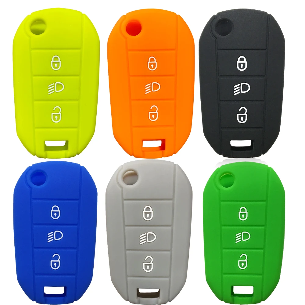 Car Key Cover Case Shell Holder Set for Peugeot 3008 208 308 RCZ 508 408 2008 407 307 4008 Citroen Berlingo 2020 | Автомобили и