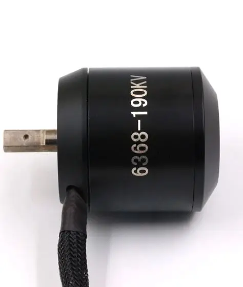 새로운 6368 bldc 아웃 러너 브러시리스 모터 190kv 280kv 센서리스 22-48 v 전기 밸런싱 스쿠터 전자 스케이트 보드 용