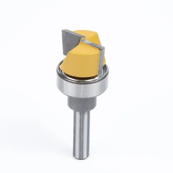 

58mm* Hinge Wood Trim Drill Router Flush Shank Bit Steel Template Mortise1/4