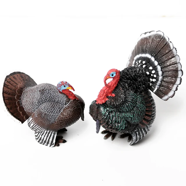 Wild Birds Animals Turkey Macaw Owl Eagles Ostrich Pelican Figurines Toy Animal Action Figure 2