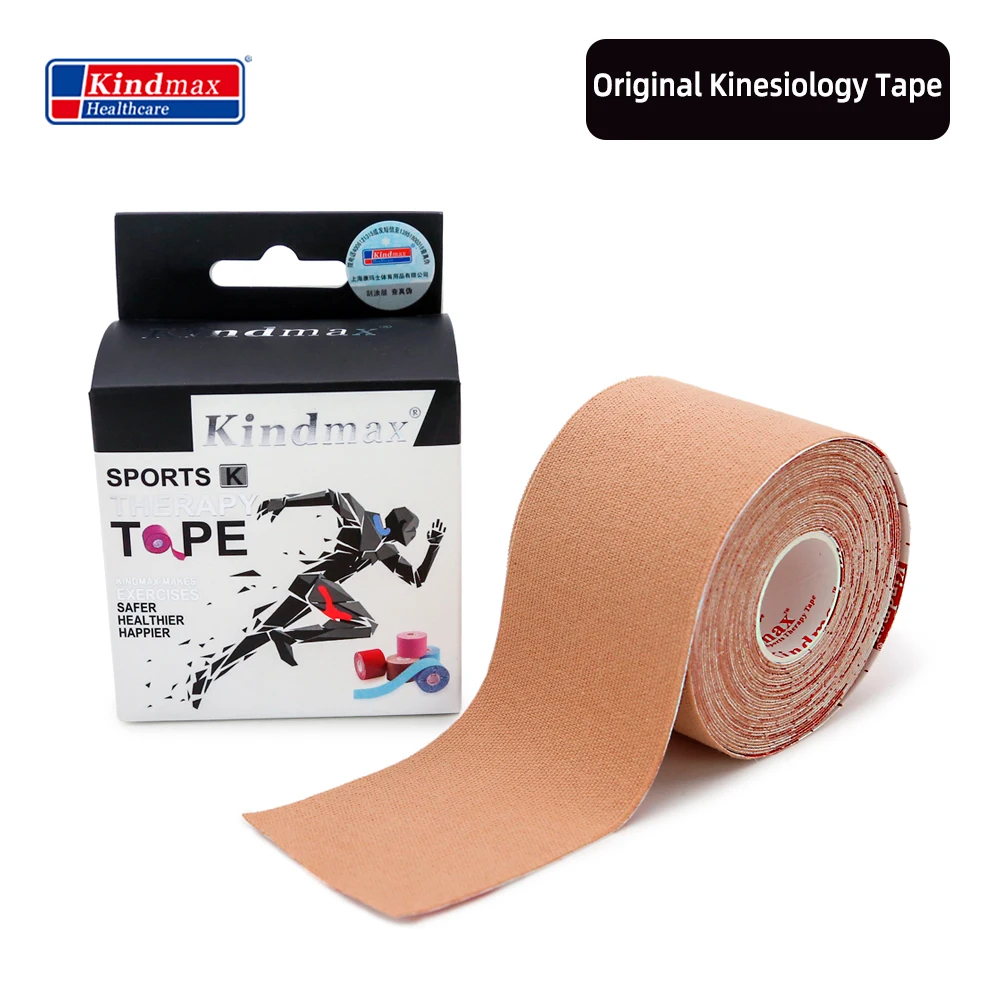 Kindmax Healthcare Cotton Elastic Athletic Kinesiology Tape, Adhesive