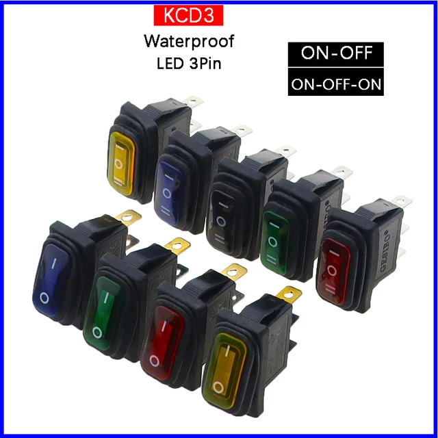 10 Interruttori A Levetta 2 Pin On/Off - Per Auto, Barche Ed Elettrodomestici - Foto 3