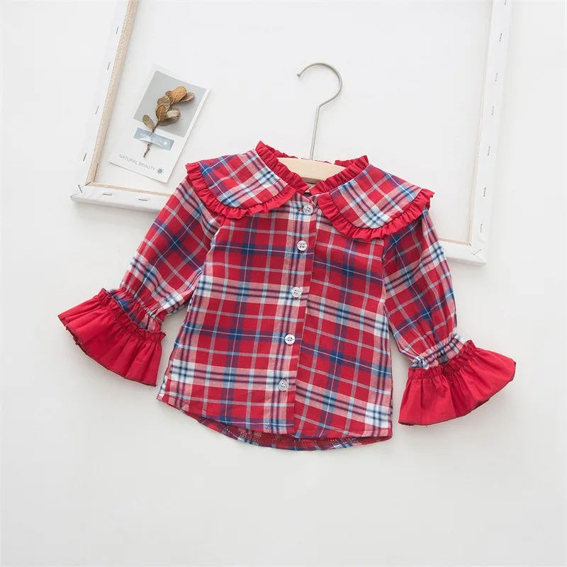 

weLaken Autumn Blouses For Girls Clothes Fashion Children Blouses & Shirts For Kids Tops Outfit School Shirts For Girls Blouse