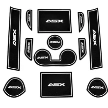 Для Mitsubishi ASX 2013- слот-коврик для двери автомобиля Противоскользящие коврики 3D резиновый коврик подставки под стакан коврик ворота Слот коврик автомобильные аксессуары