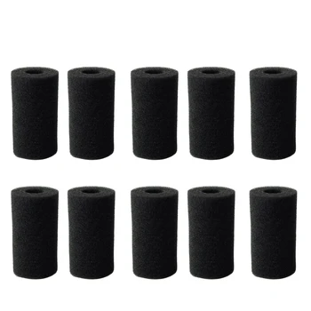 

10Pcs Biochemical Pre-Filter Foam Sponge Edge Aquarium Fish Tank Black
