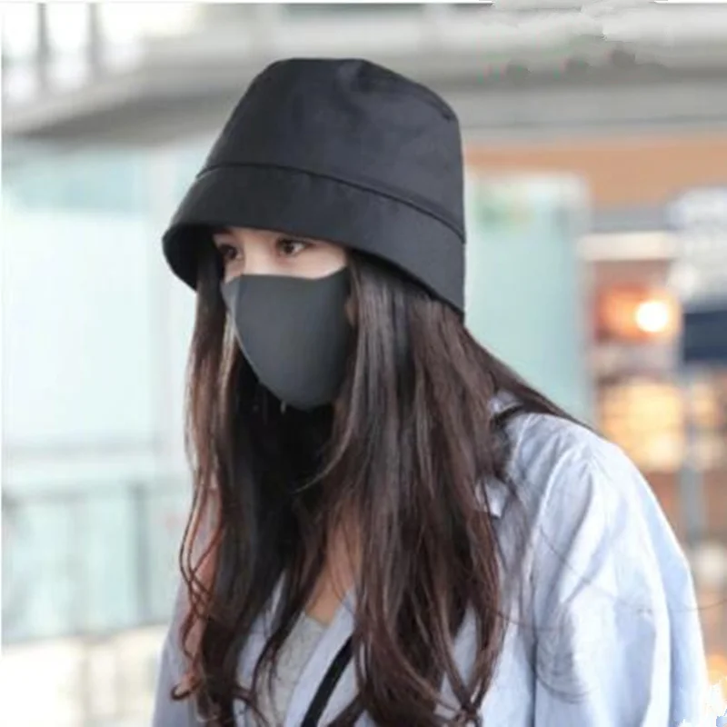 

Fashion personality unisex cool basin cap Autumn and winter new Hiphop dance bucket hats