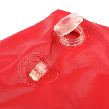 

Inflatable Dive Buoy With Red Flag Snorkel Scuba Diving Surface Marker Safety Outdoor Accessories