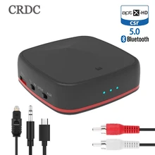Bluetooth 5,0 аудио передатчик RCA приемник CSR8675/8670 AptX LL HD 3,5 мм разъем Aux SPDIF беспроводной адаптер для ТВ автомобильный динамик