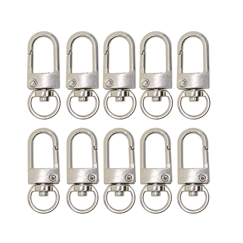 

10PCS Lobster Clasps Swivel Trigger Clips for Bag Key Chain Snap Hook Clasp