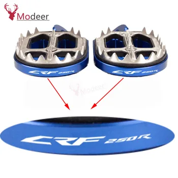 

For HONDA CRF250R 2020 CRF 250R Motorcycle Rear Passenger Foot Pegs Pedals Footrest Scooter Foot-Peg