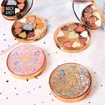

Eyeshadow Palette Shiny Matte Glitter Pigment Eye Shadow Pallete Metallic Diamond Makeup Palette stars magic sand velvet beauty