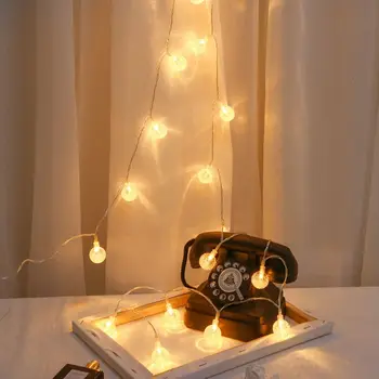 

20 LEDs USB White Bulb String Light Outdoor Lighting LED F42B