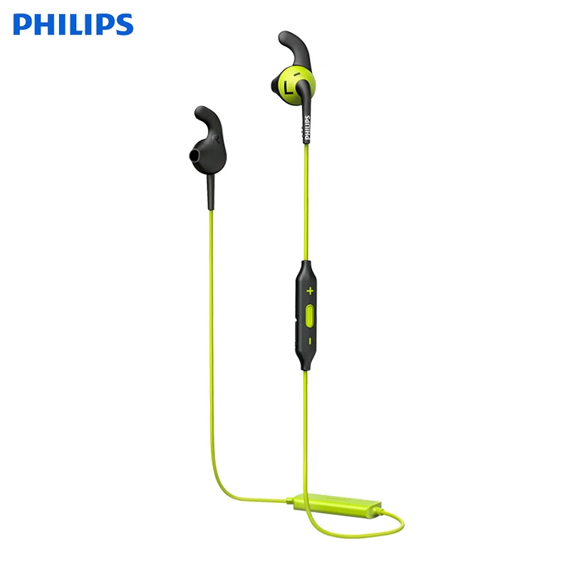 

Philips SHQ6500 High Quality Wireless Bluetooth Sport Running Waterproof Sweatproof Music Headphone with Microphone for Call