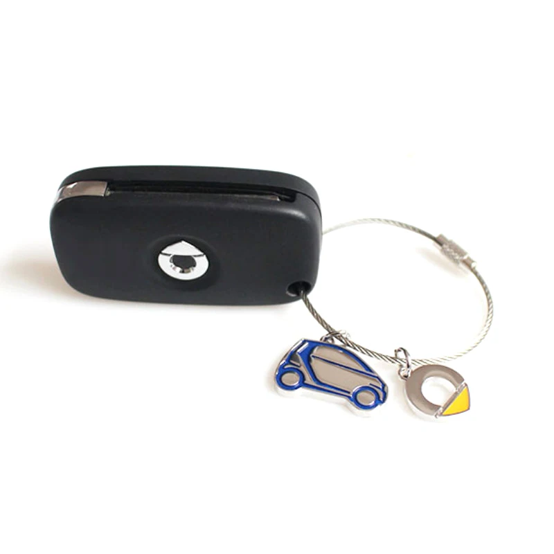Автомобильный брелок с буквенным логотипом для Mercedes Smart Fortwo Forfour 453 451 450