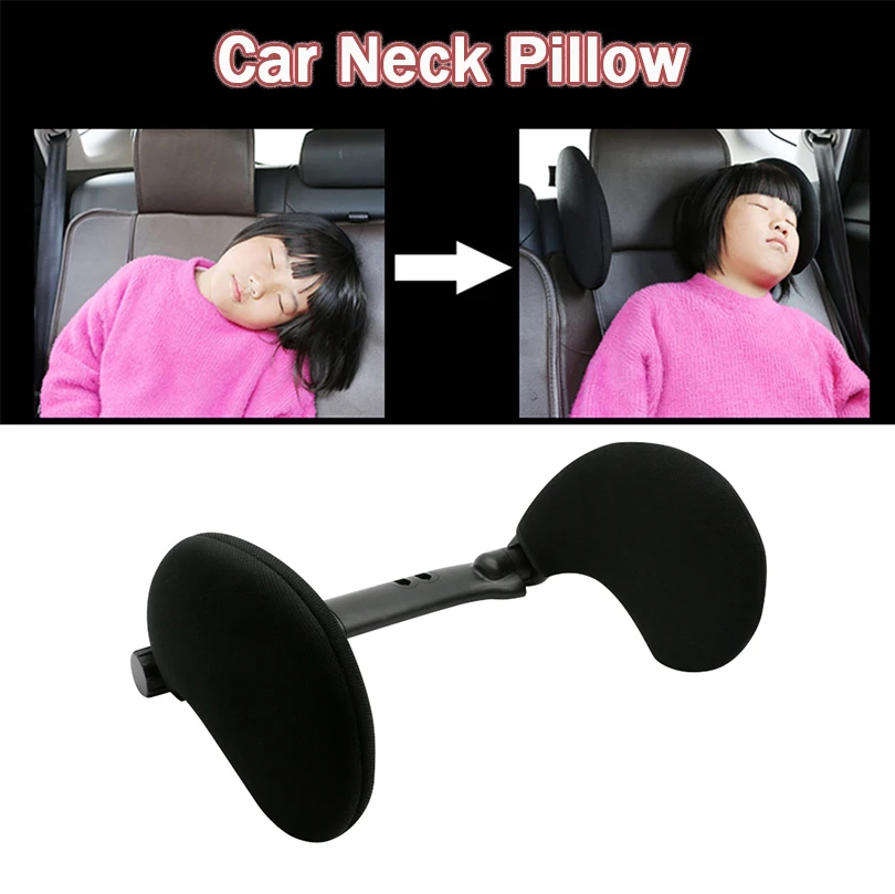 

Car Soft Headrest Car Neck Pillow Sleep Side Head Support With High Elastic Nylon Retractable Support On Sides For Kids & Adults