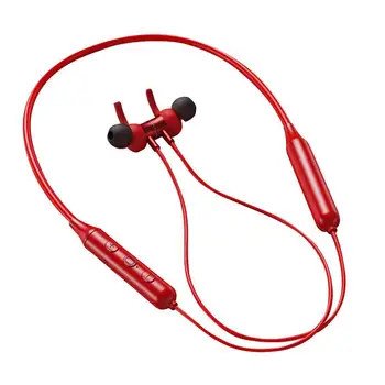 

Bluetooth 5.0 Wireless Sports earphone Stereo Subwoofer Magnetic Hanging Neck Bluetooth Hanging Headphone Metal G7N4