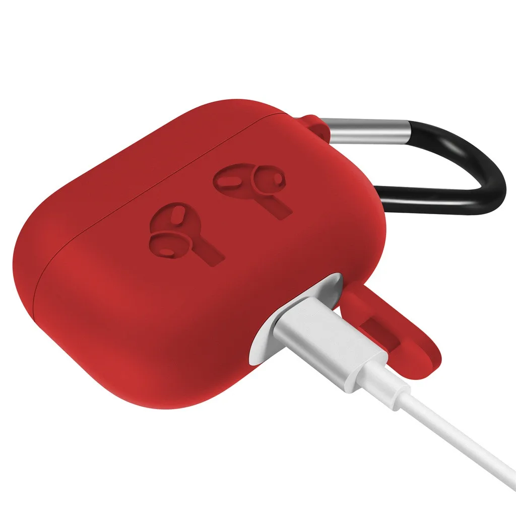 HIPERDEAL 14 цветов Чехол для AirPods Pro беспроводной зарядный чехол силиконовый защитный чехол с кольцом держатель 19Oct30