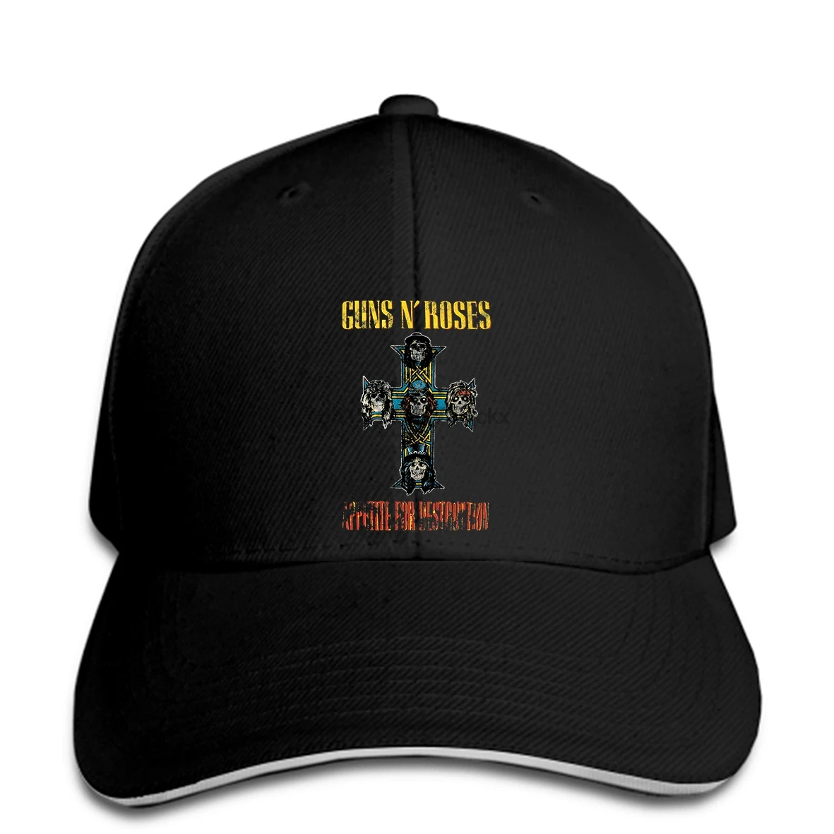 Усиленная мужская бейсбольная Кепка guns N Roses с аппетитом для уничтожения
