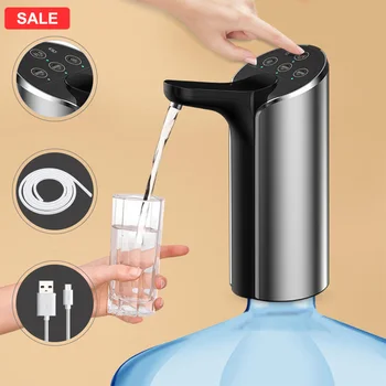

AirGTC Household Automatic Electric Water Pump Button Dispenser Gallon Bottle Drinking Switch for Water Pumping Device 3 Gears