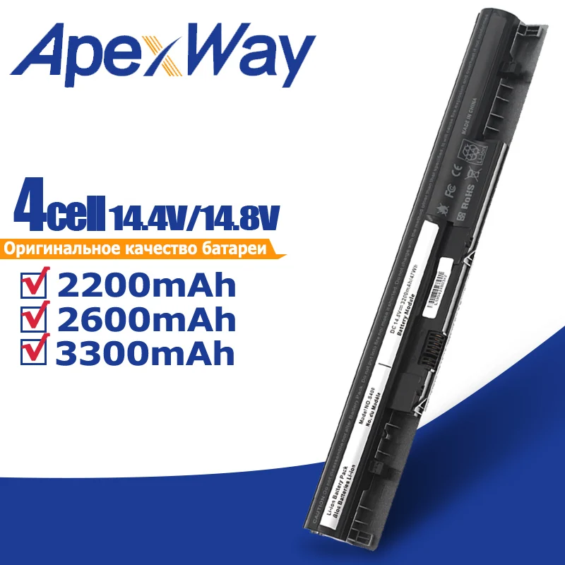 Battery Ideapad Lenovo L12S4L01 S400u Apexway Black for S300/S310/S400/.. 4ICR17/65
