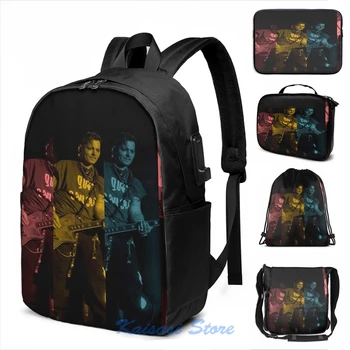 

Funny Graphic print Johnny Depp(2) USB Charge Backpack men School bags Women bag Travel laptop bag