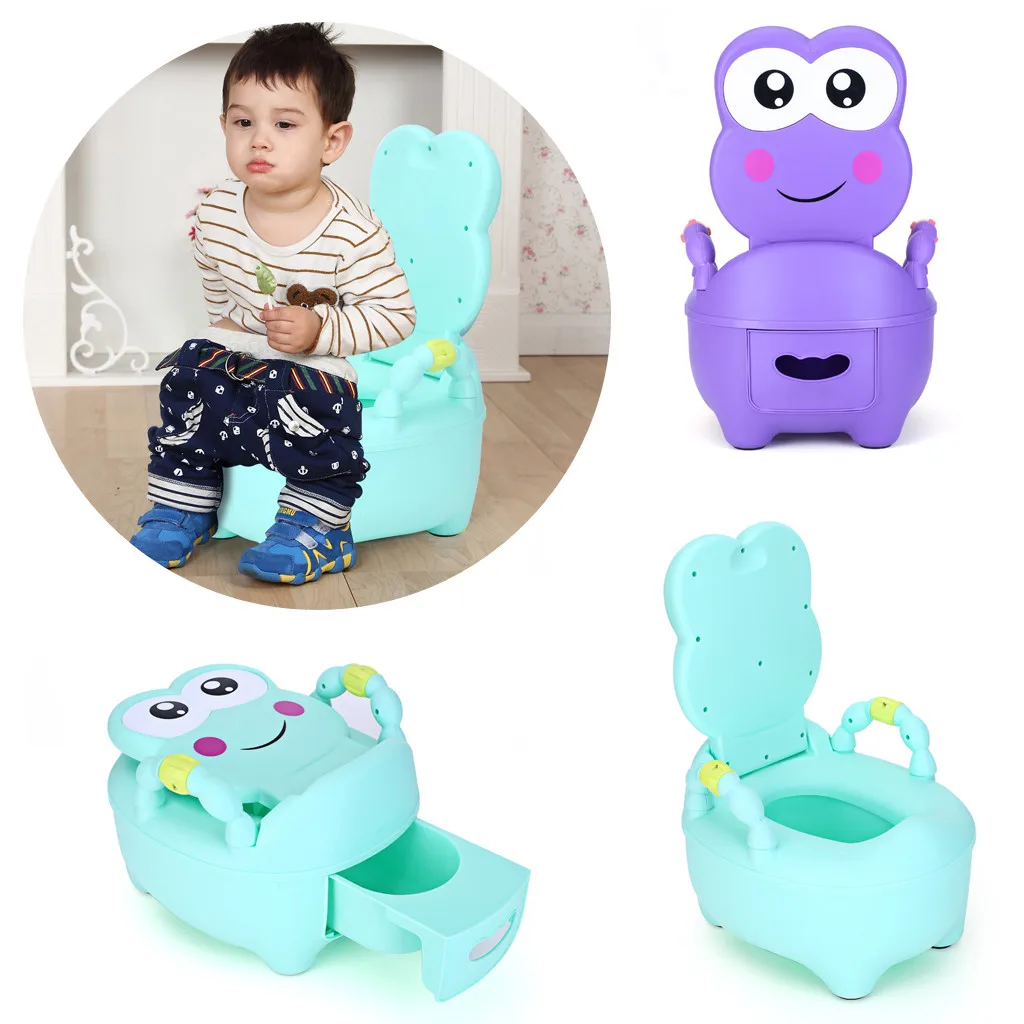 Portable Baby Potty Cartoon Cute Animal Potty Chair Wc Kids Boys Girls Toddler Potty Training Toilet Seat C50 Potties Aliexpress