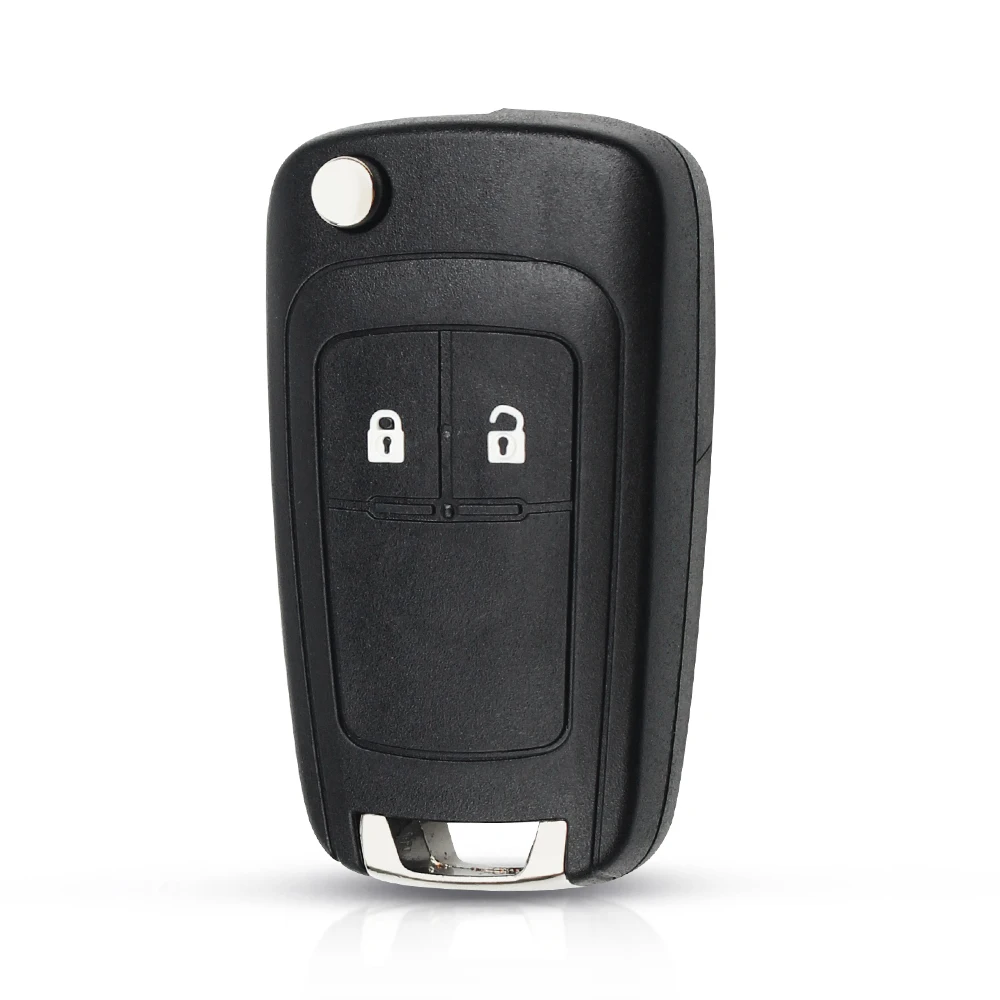 KEYYOU 2/3 Кнопка модифицированный Флип дистанционный Автомобильный ключ оболочка подходит для Chevrolet Cruze Aveo Auot чехол для ключа вправо/левое лезвие