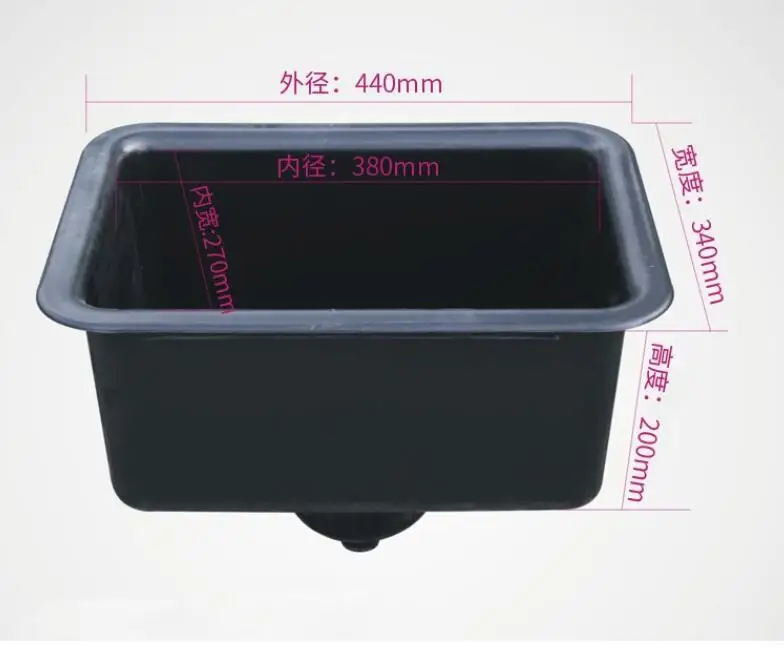 Vidric 440/550พิเศษถังน้ำสำหรับห้องปฏิบัติการถังน้ำพลาสติก PP ห้องปฏิบัติการอ่างล้างหน้าห้องปฏิบัติการอ่างล้างหน้า 1