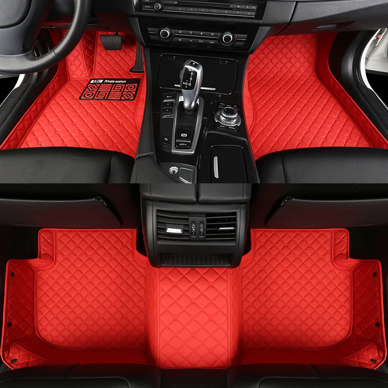 Кожаные автомобильные коврики ZHOUSHENGLEE для Mitsubishi всех моделей ASX outlander lancer pajero sport
