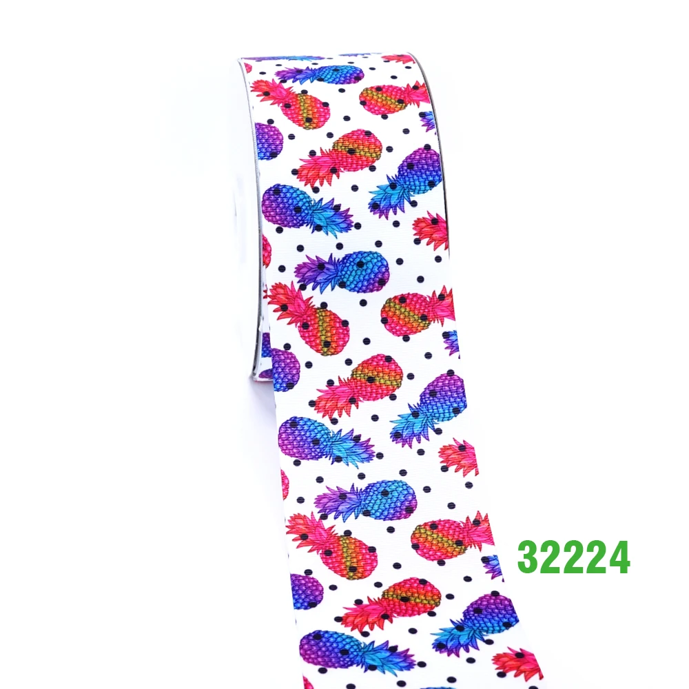 32224 50 ярдов в размер мультфильм ленты напечатанные grosgrain ленты 32080 - Цвет: 32224