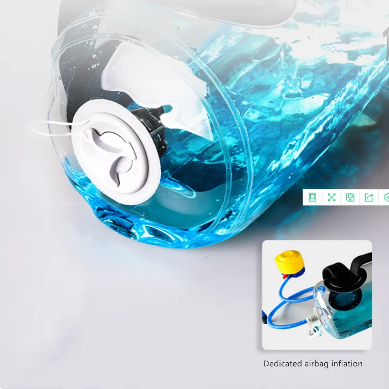 15/20/35KG Water Power Bag Body Building Fitness Aqua Bags Weightlifting Gym Home Sports Crossfit Heavy Duty