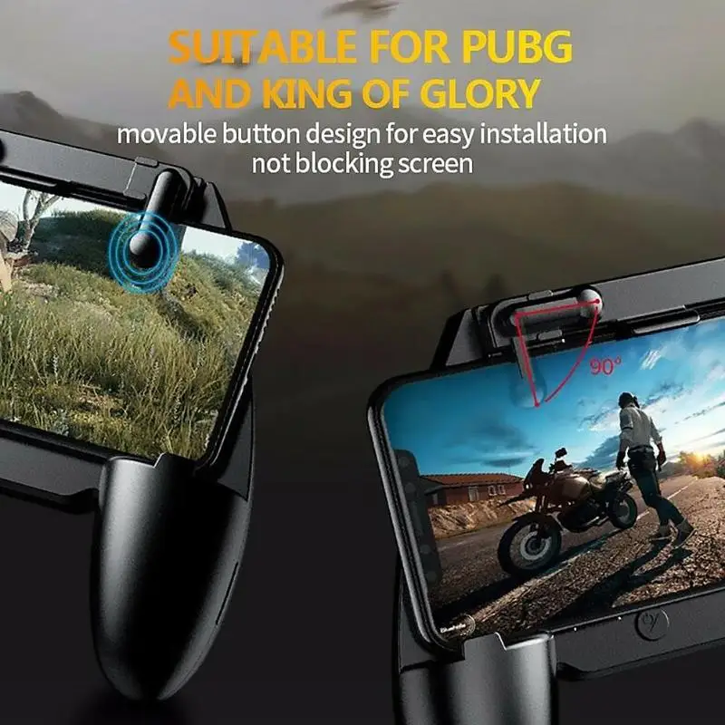  PUBG Artifact Game Controller Joystick M18 Gamepad Grip Free Fire Trigger Button For iPhone Android