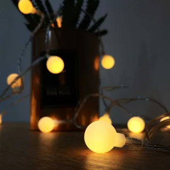 

2M 3M Snowflake String Light Fairy String Lights Warm White Waterproof Battery String Light For Outdoor Party Decoration YK06