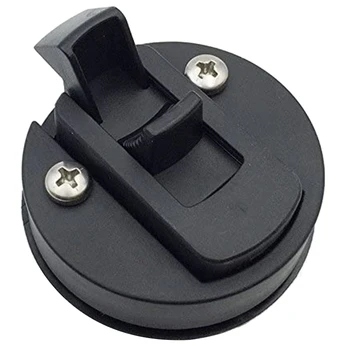 

Black Round Deck Lock Embedded Flat Buckle Door Lock Embedded Flat Buckle Door Lock Lifting Ring Handle RV Embedded