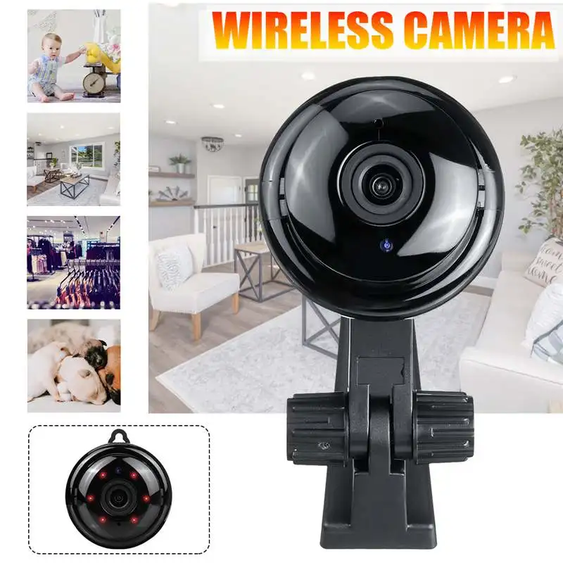 

HD 720P Mini IP Camera Wifi IP Security Camcorder Night Vision Wireless Camera Motion Sensor Night Vision With/Without Light