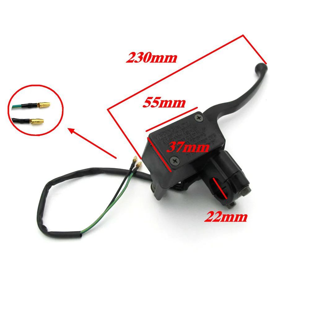 Brake Master Cylinder 4 Wheeler Pit Bike Brake Lever Brake Master Cylinder Left Hand Lever 50cc 70cc 90cc 110cc 125cc 150cc Left Hand Brake Master Cylinder Panterra 90cc Parts - Foto 9