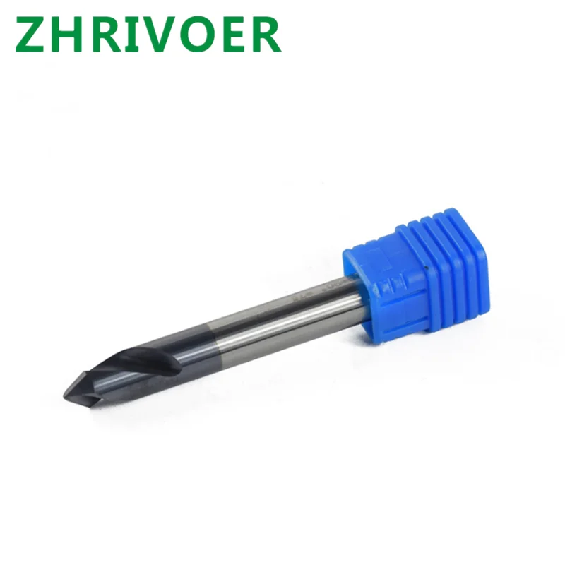 Tungstensteel fixed pointdrill 2-edge90 degree black centeringdrillchamfering machining center drill composite positioning drill