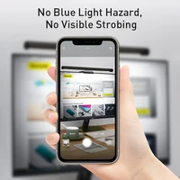 מחשב נייד שולחן כתיבה Baseus LED USB מתכוונן מנורה PC מחשב נייד מסך בר אור מנורת שולחן טעינה בקריאה קלילה משרד הפנים מקורה (5)