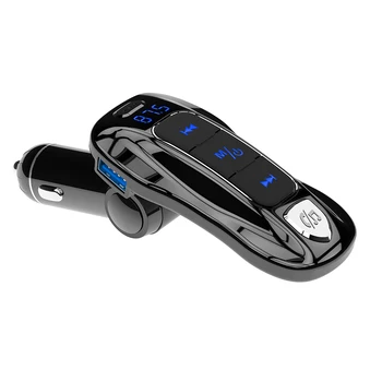 

Car Cigar Plug Bluetooth FM Transmitter Radio MP3 Player Adapter Kit USB