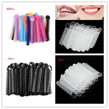 

20/40Pcs Dental Oral Ligature Orthodontics Ties Elastic Rubber Bands Dentist Tools Wholesale