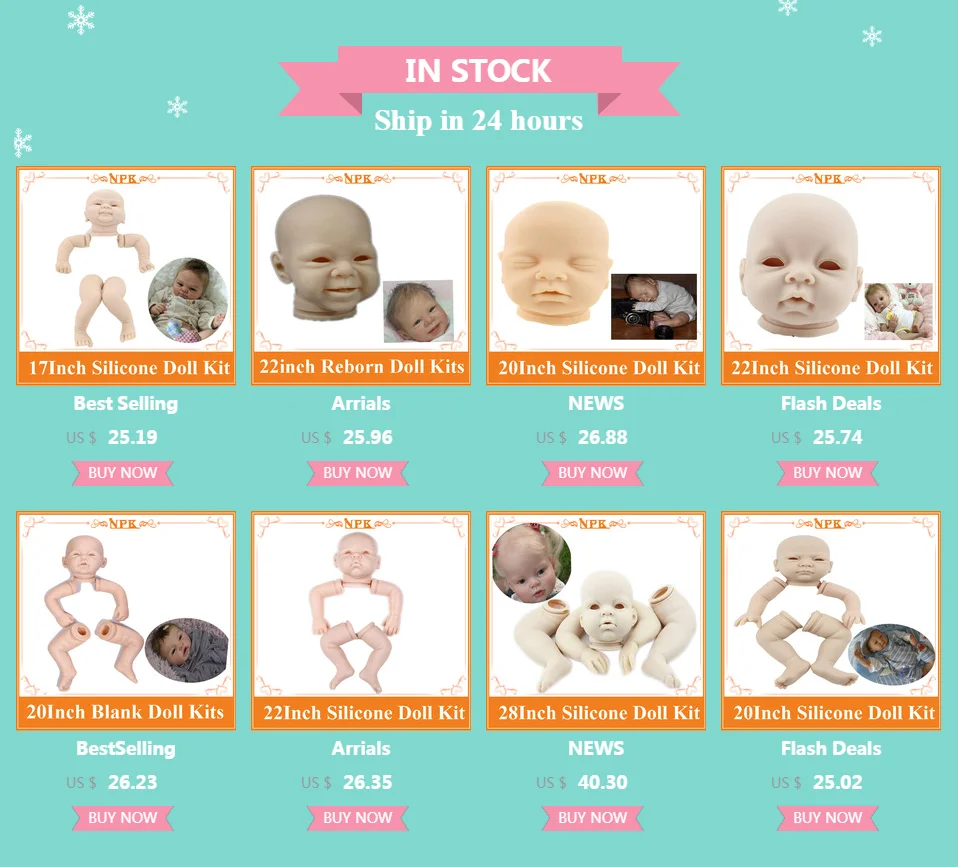 С Ручным 16 ''/20'' 22 ''Reborn Baby полиэстер ткань подходит для 3/4 и 3/4 ноги DIY Reborn Baby Doll Комплект Baby Doll