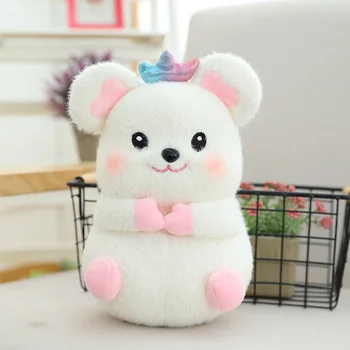 

1pc 25cm Lovely Soft little Pink Mouse Plush Toy Stuffed PP Cotton Dolls Children Fluffy Toys Kids Gift or Party