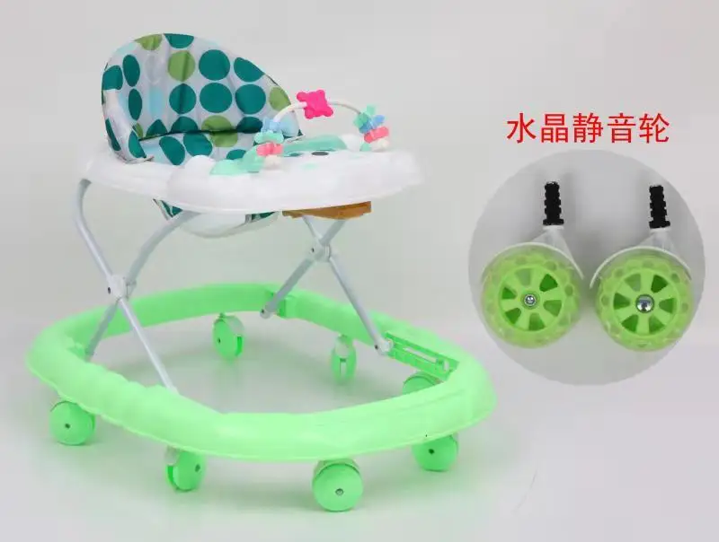 Baby Walker 6/7-18 Months Baby Anti-rollover Children Learning Driving Folding Slides Baby Toys Scooter Walker for Infant