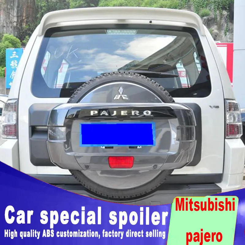 Спойлер для Mitsubishi pajero V73 от 2009 до 2017 материал АБС двойной зажим большие Спойлеры