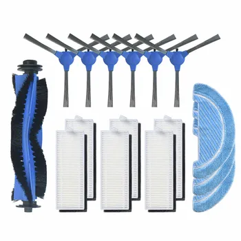 

Sweeping Robot Side Brushes Roller Brush HEPA Filters Cleaning Rags for Conga Robot 1090 Sweeping Robot Vacuum Cleaner Parts