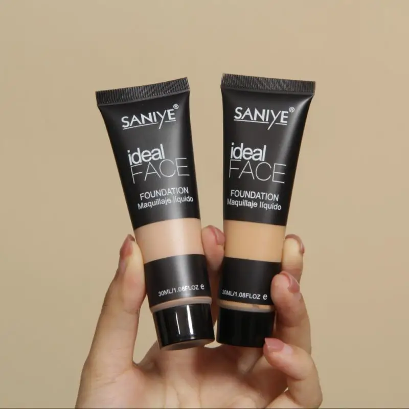 30ml Face Foundation BB Cream Base Makeup Professional Matte Finish Make Up Liquid Concealer Waterproof Cosmetic TSLM1