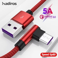 5А usb type C 90 градусов USB C кабель для samsung S10 S8 Xiaomi mi 9 9T красный mi Note 7 Быстрая зарядка type C кабель для huawei P20 P30