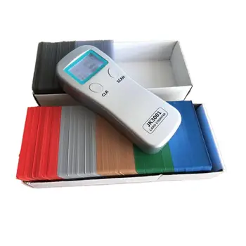 

Portable Card Counter/Calculator for transparent,non-transparent,white,coloured and black core cards subs for PRIMUS TC-12 DT