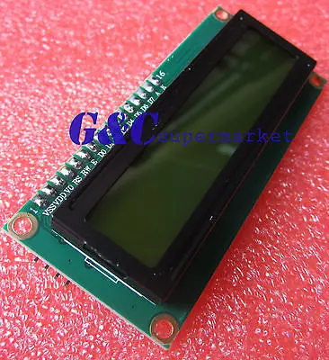 

1pcs Yellow display IIC I2C TWI SPI Serial Interface 1602 LCD Module diy electronics